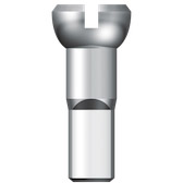 Sapim spaaknippel 14 polyax 12mm zilver messing (100st)