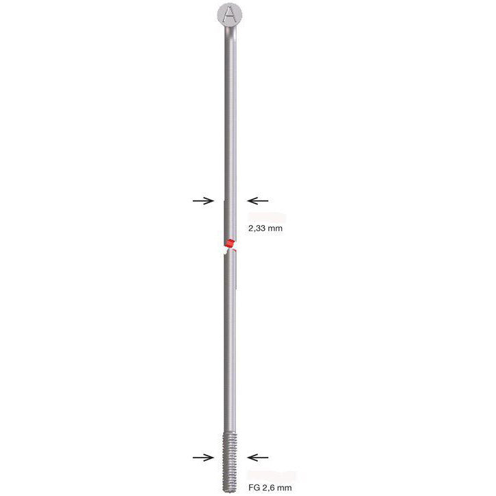Alpina spaak zink 13-152 zonder nippel zilver (144st)