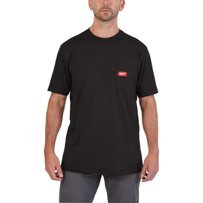 Milwaukee wt ss bl xxl t-shirt work short sleeve black xxl - 4932493007
