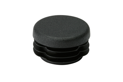 Metafranc kap ronde buis 30mm zw 4st w - wu0640006