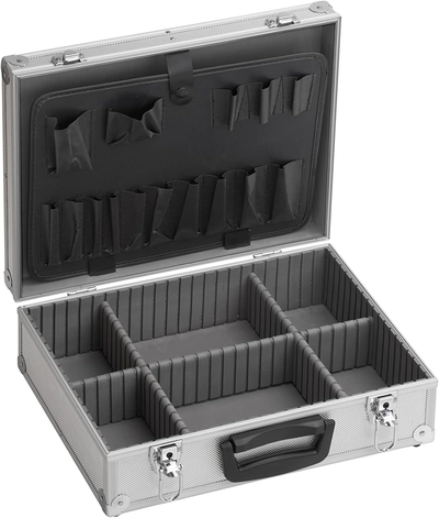 Meister koffer aluminium 39,5x13x30 w - wu9095330