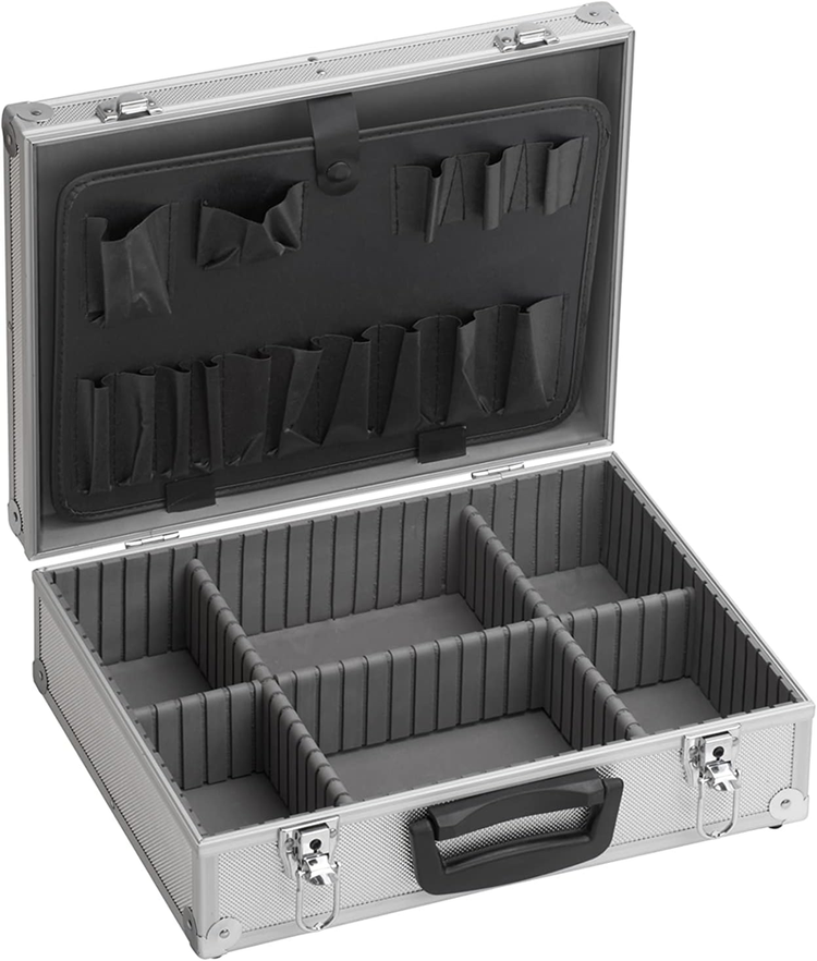 Meister koffer aluminium 39,5x13x30 w - wu9095330