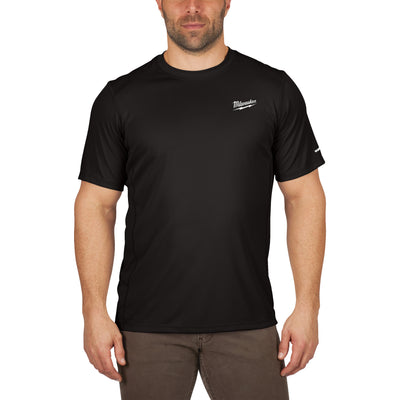 Milwaukee ww ss bl m t-shirt workskin™ warm weather short sleeve black m - 4932493064
