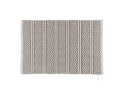Wenko badmat - shaki - gerecycled pet - 50 x 80 cm