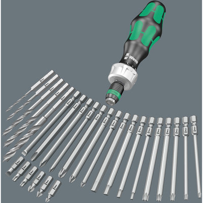 Wera kraftform kompakt vario screwdriver w ratchet function
