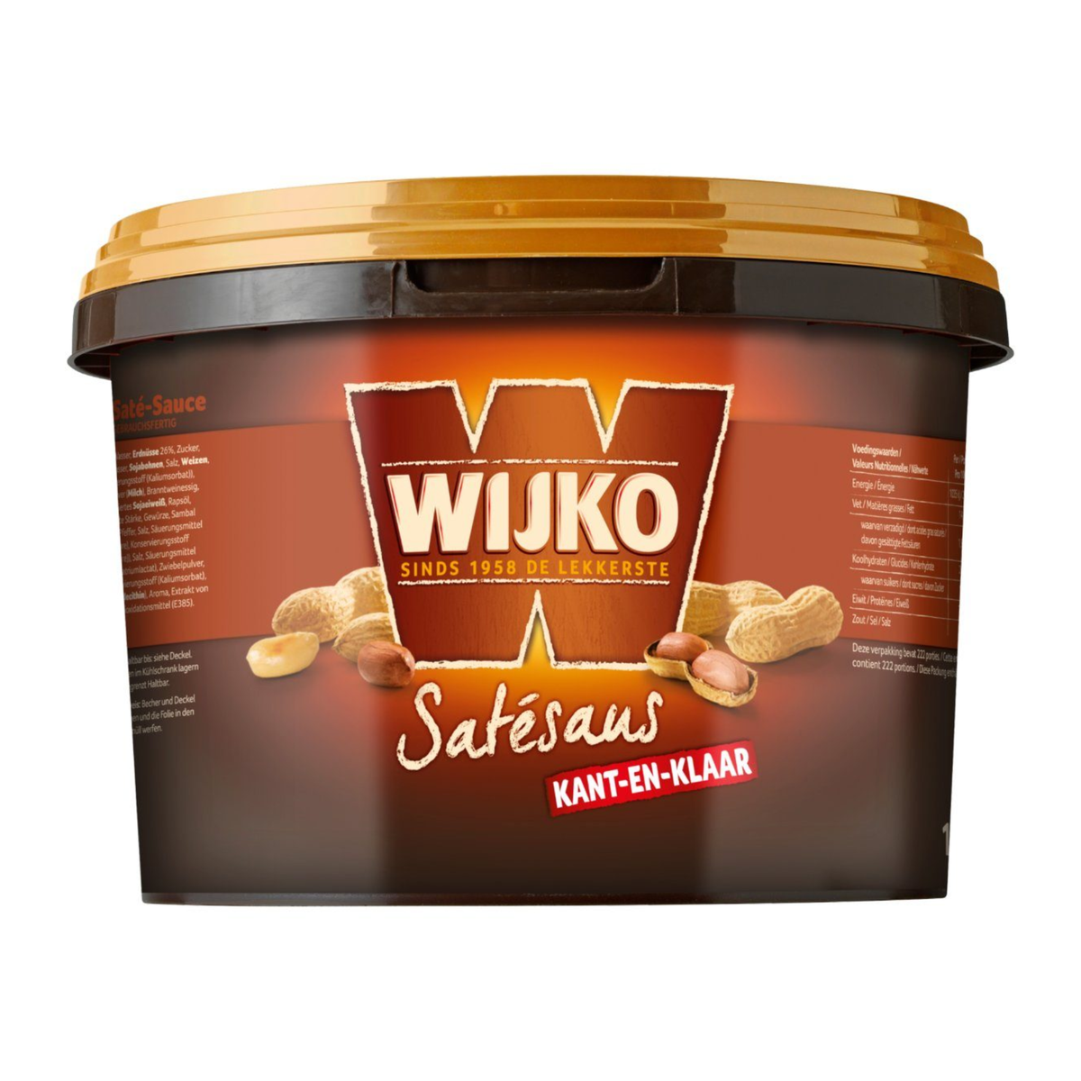 Wijko satesaus kant-en-klaar (10kg)