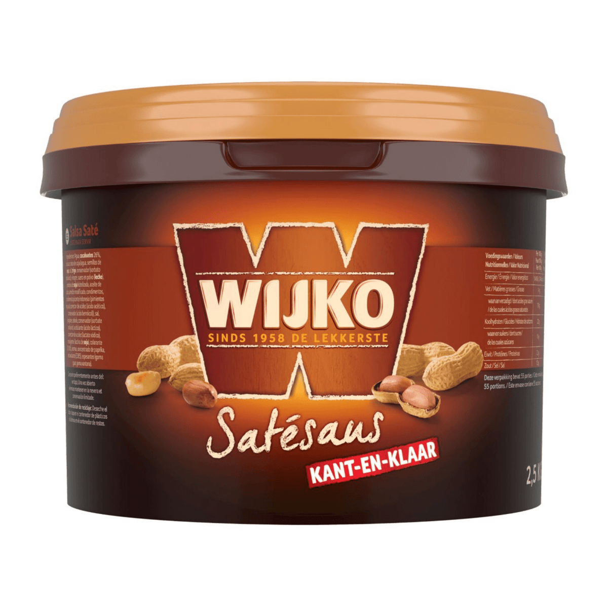 Wijko satesaus kant-en-klaar (2,5kg)