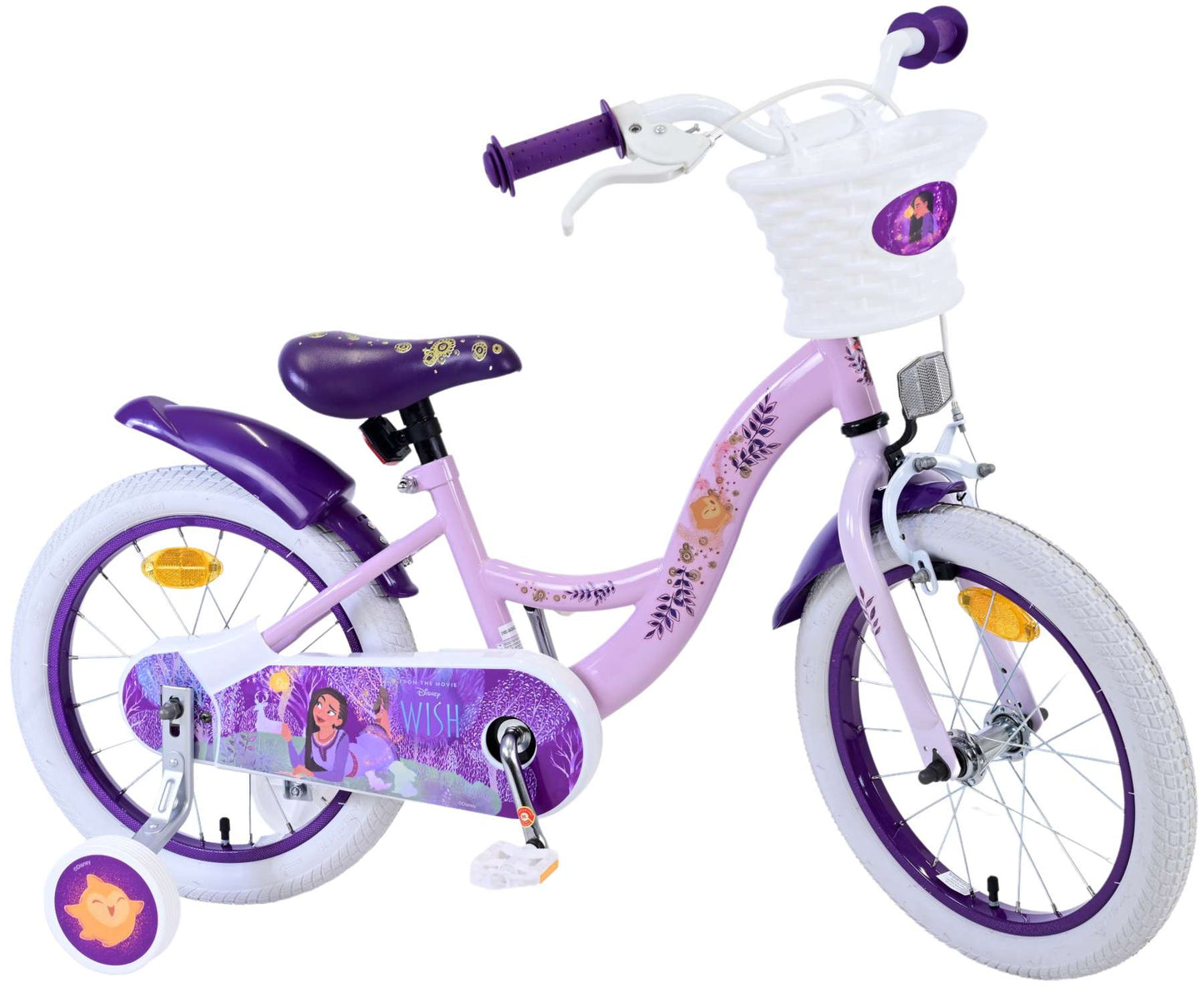 Wish Wish Kinderfiets Meisjes 14 inch Paars