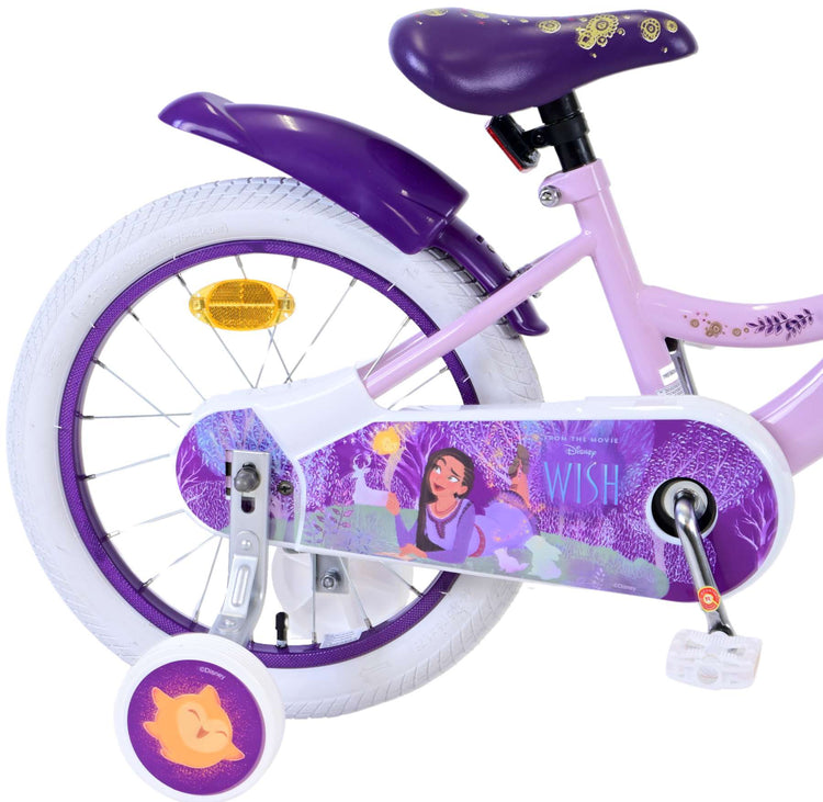 Wish disney kinderfiets - meisjes - 14 inch - paars