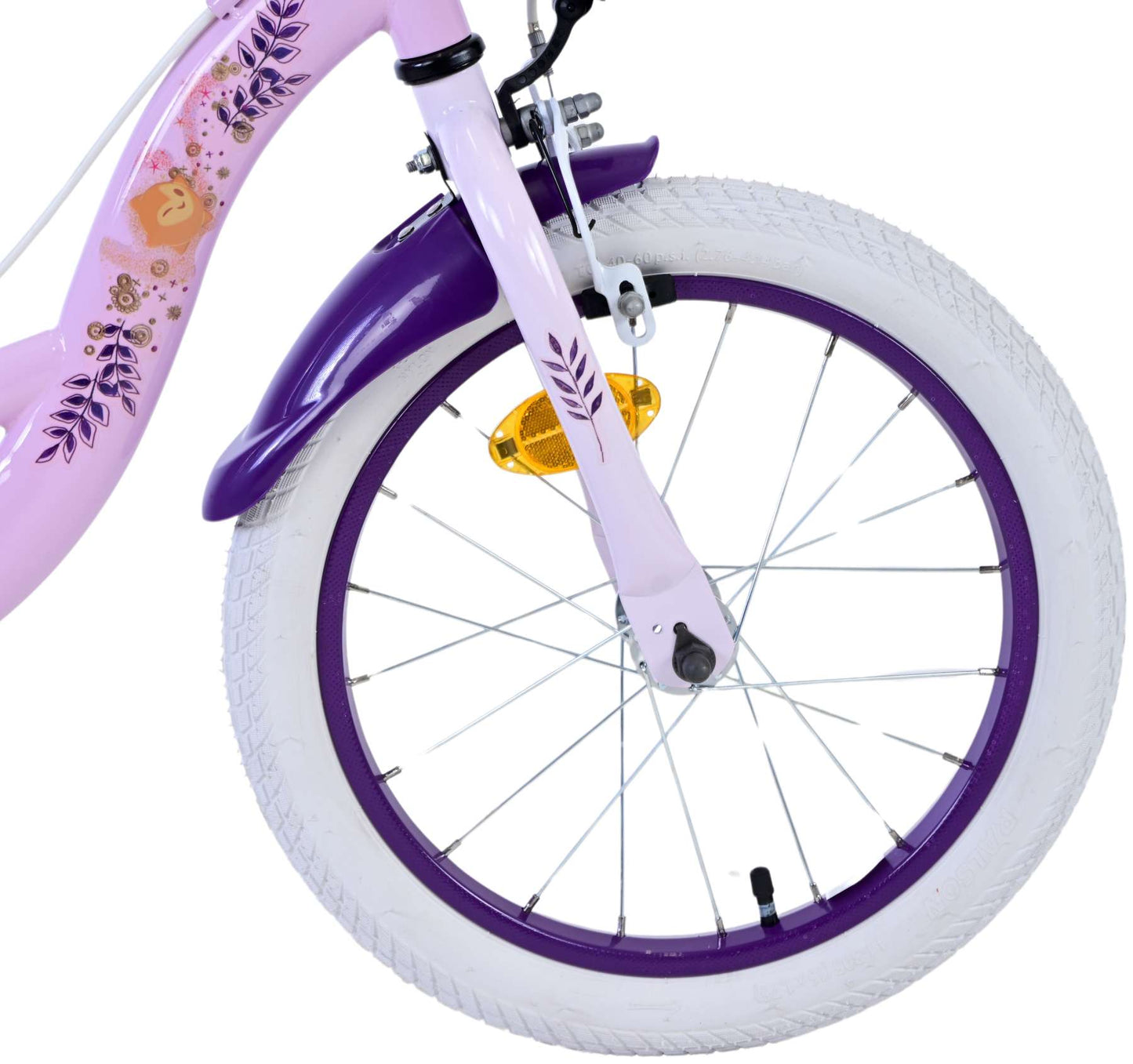 Wunsch disney wish kinderfiets - meisjes - 16 inch - paars - twee handremmen
