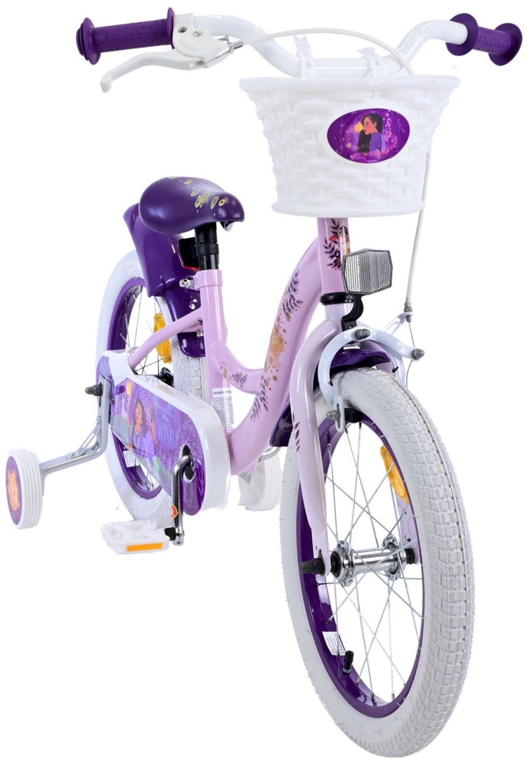 Wish disney kinderfiets - meisjes - 14 inch - paars