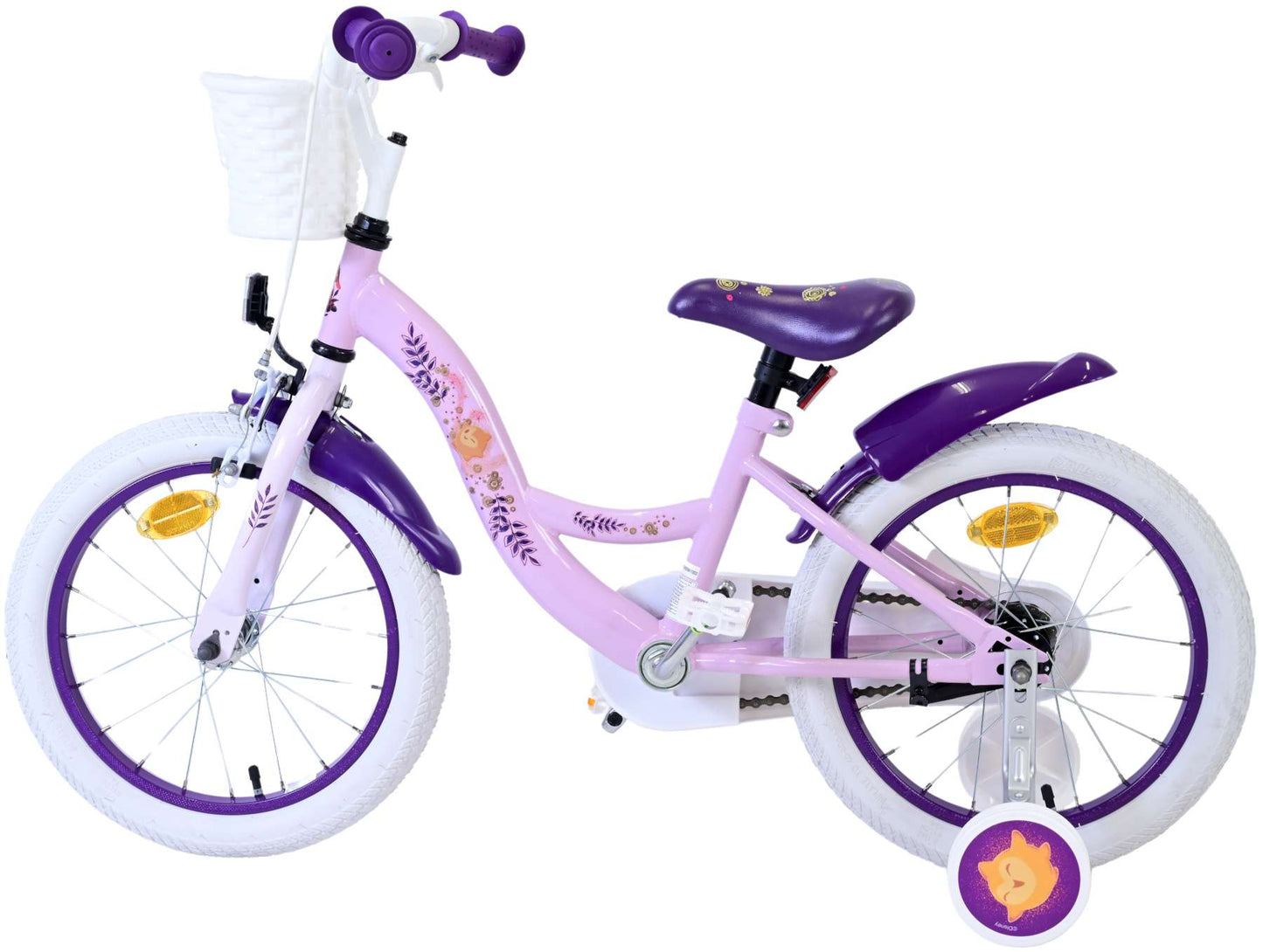 Wish Wish Kinderfiets Meisjes 14 inch Paars