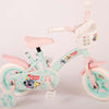 Woezel Pip Kinderfiets - Meisjes - 10 inch - Mint Blauw Roze - Doortrapper