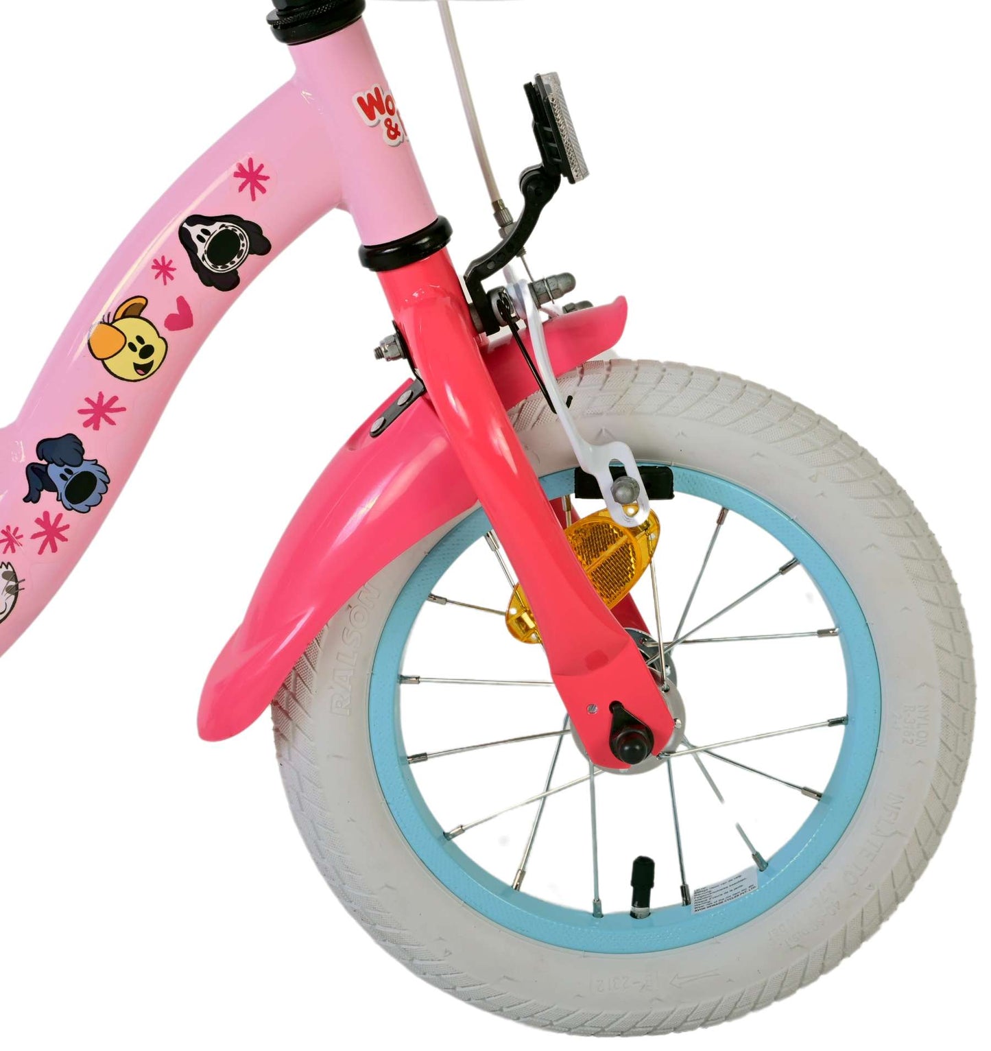 Woezel Pip Pip Kinderfiets Meisjes 12 inch Roze