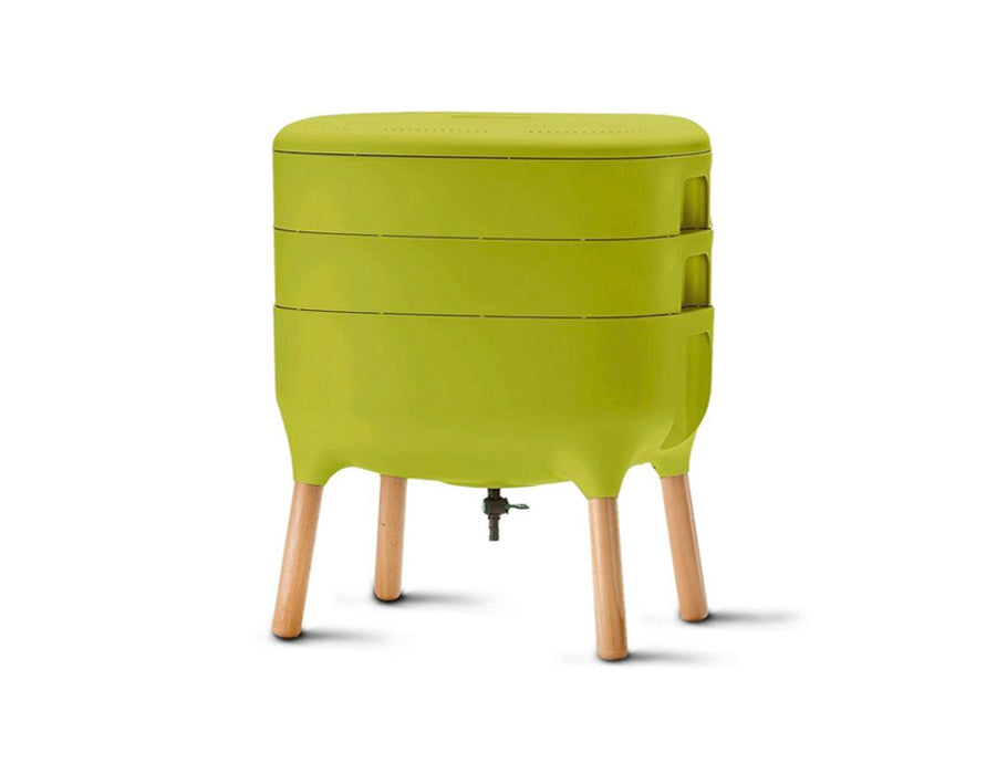 Plastia worm composter - lime