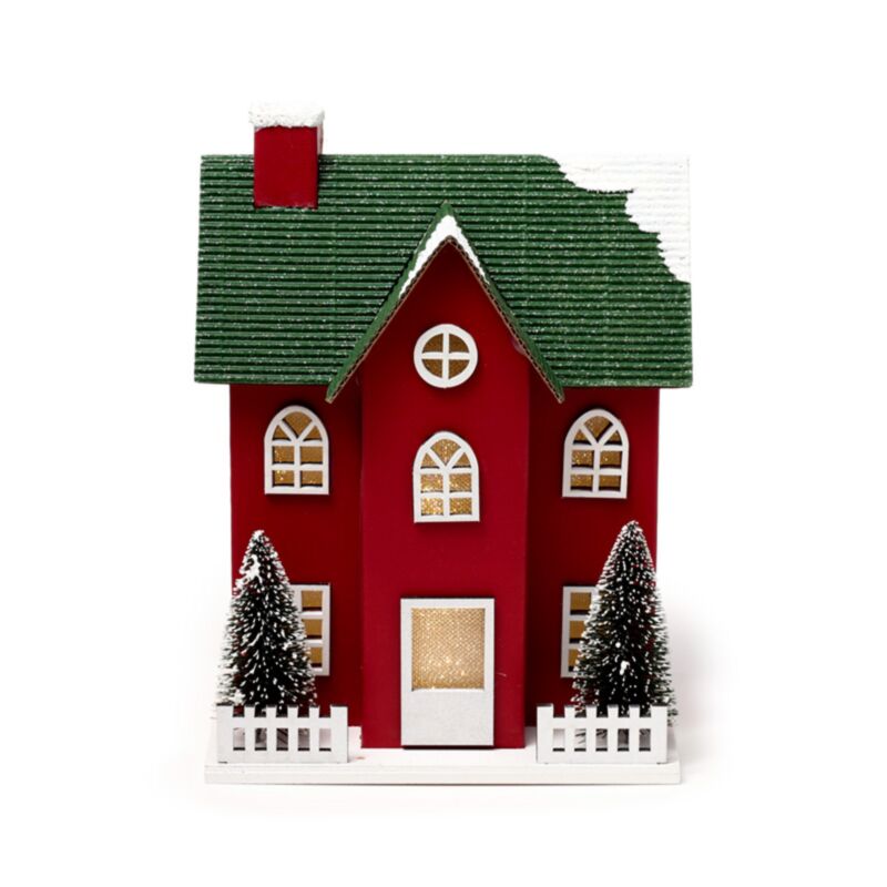 Kerstmis kerststad huis led decoratie