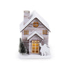 Zilverberk kerstmis huis led decoratie