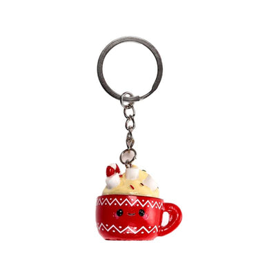 Foodiemals aspen de warme chocomel sleutelhanger