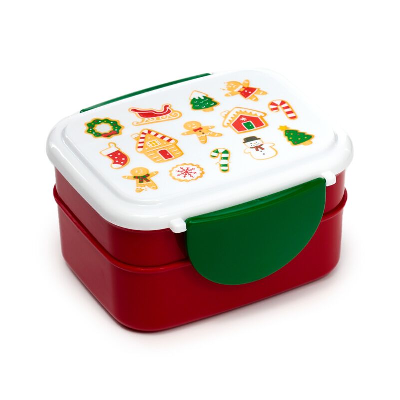 Kerstmis baker street gingerbread clip bento box lunchtrommel