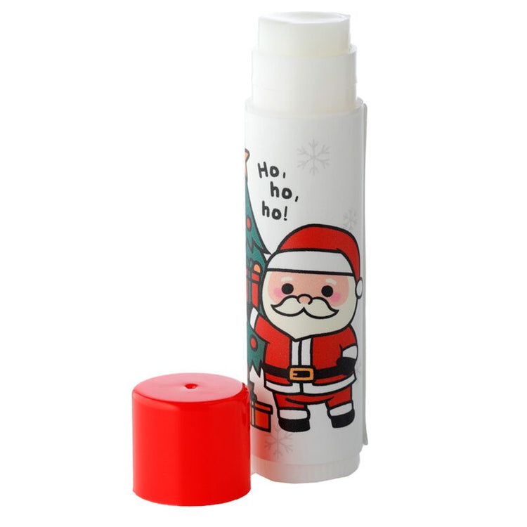Kerstelf kerstman lipbalsem stick - sinaasappel vanille