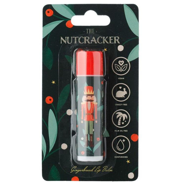 Notenkraker kerstmis lipbalsem stick - gemberbrood