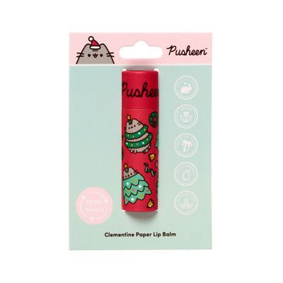 Union kerstmis pusheen de kat papier lipbalsem stick