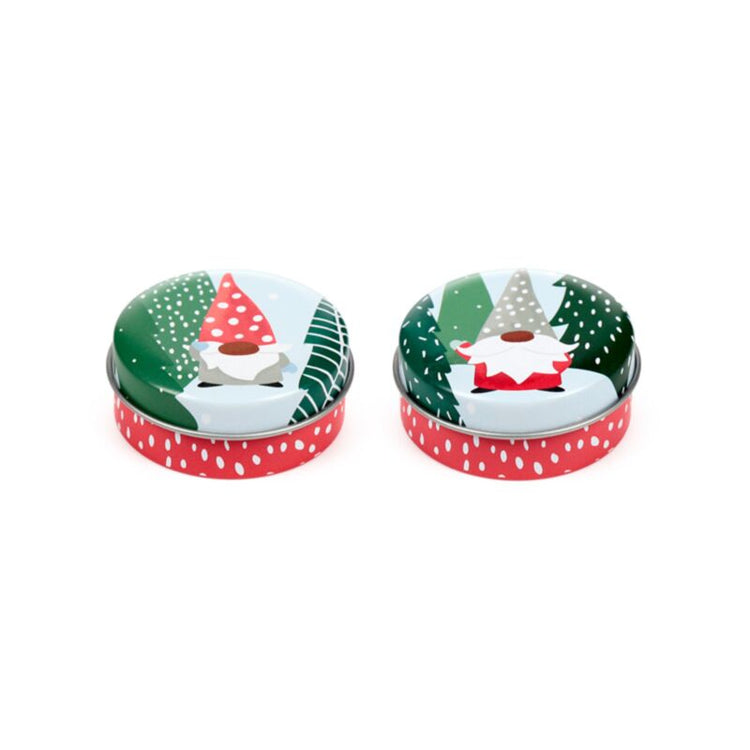 Kersmis gnoom jolly gonk lipbalsem in blik