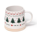 Kerstboom stoneware mok - afbeelding 2
