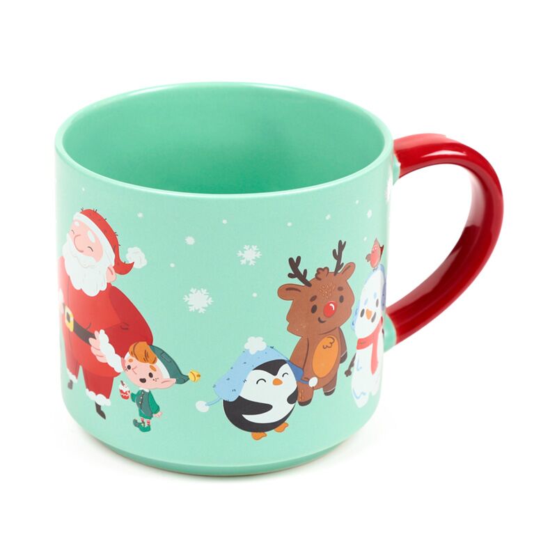 Jingle kerstmis large porselein mok