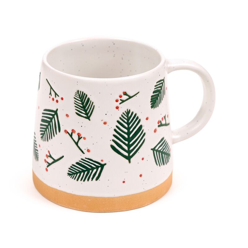 Dennentakje bessen tapse stoneware mok
