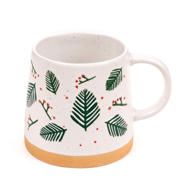 Dennentakje bessen tapse stoneware mok