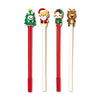 Kerstmis adoramals fijnschrijver pen - zwart