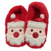Kerstman magnetron heatpack sloffen (unisex one size)