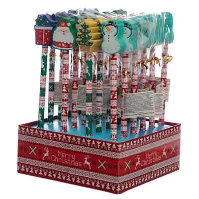 Kerstmis - gum potlood