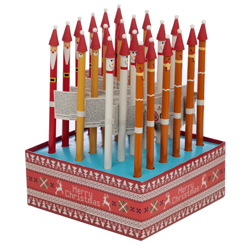 Kerstmis kerstfiguurtjes potlood