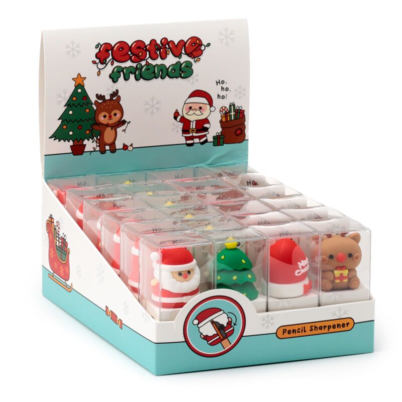 Feestelijke kerstmis potlood slijper