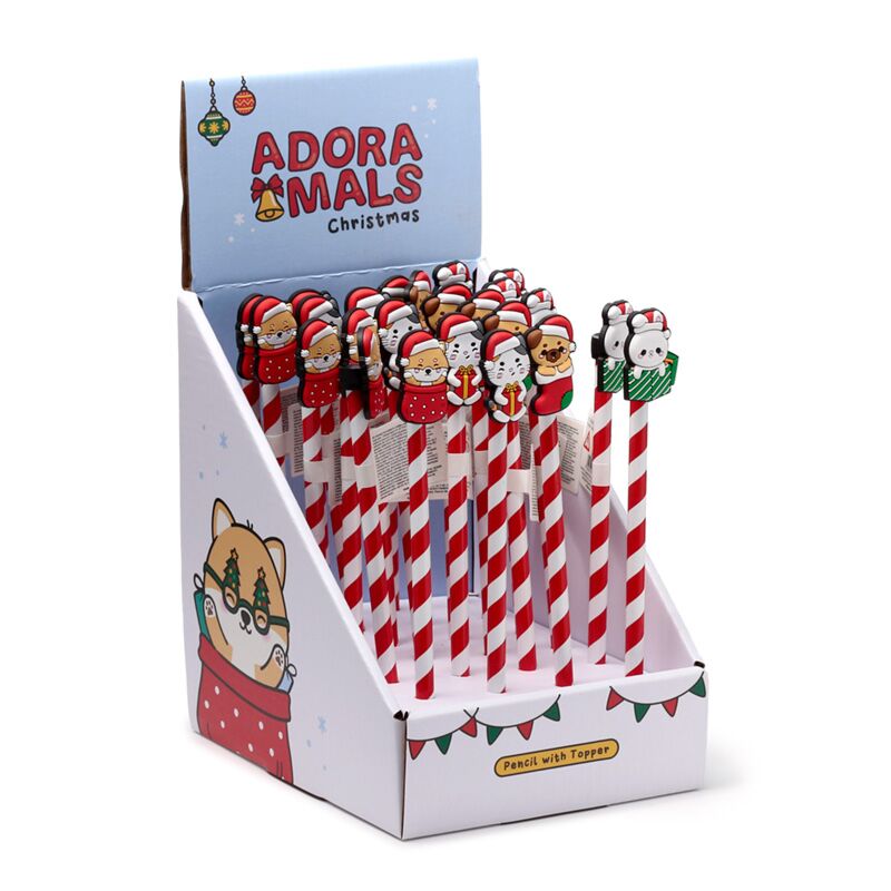 Kerstmis adoramals - pvc top potlood
