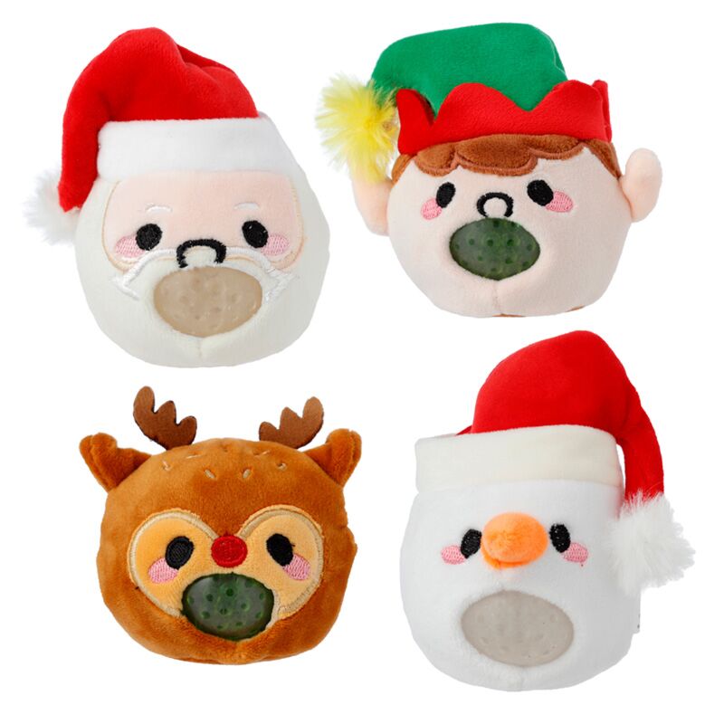 Queasy squeezies kerstmis feestelijke kerst knijp speelgoed