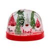 Kerstmis gnoom large glitter sneeuwbol