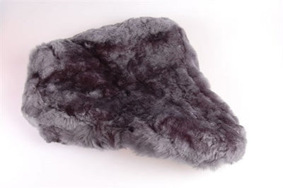 Zadeldek schapenvacht A kwaliteit grijs groot