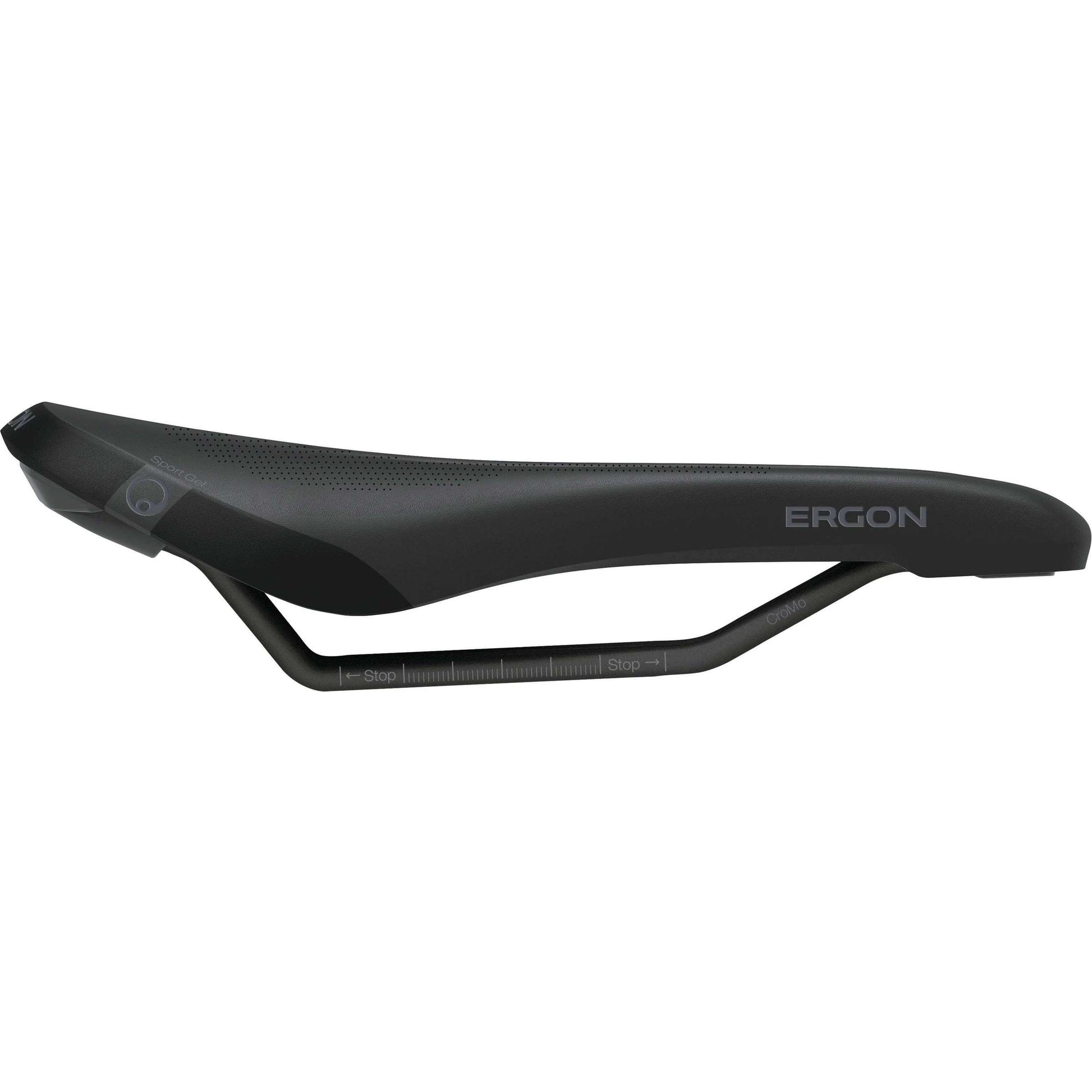Ergon zadel SM Sport gel dames S M zwart