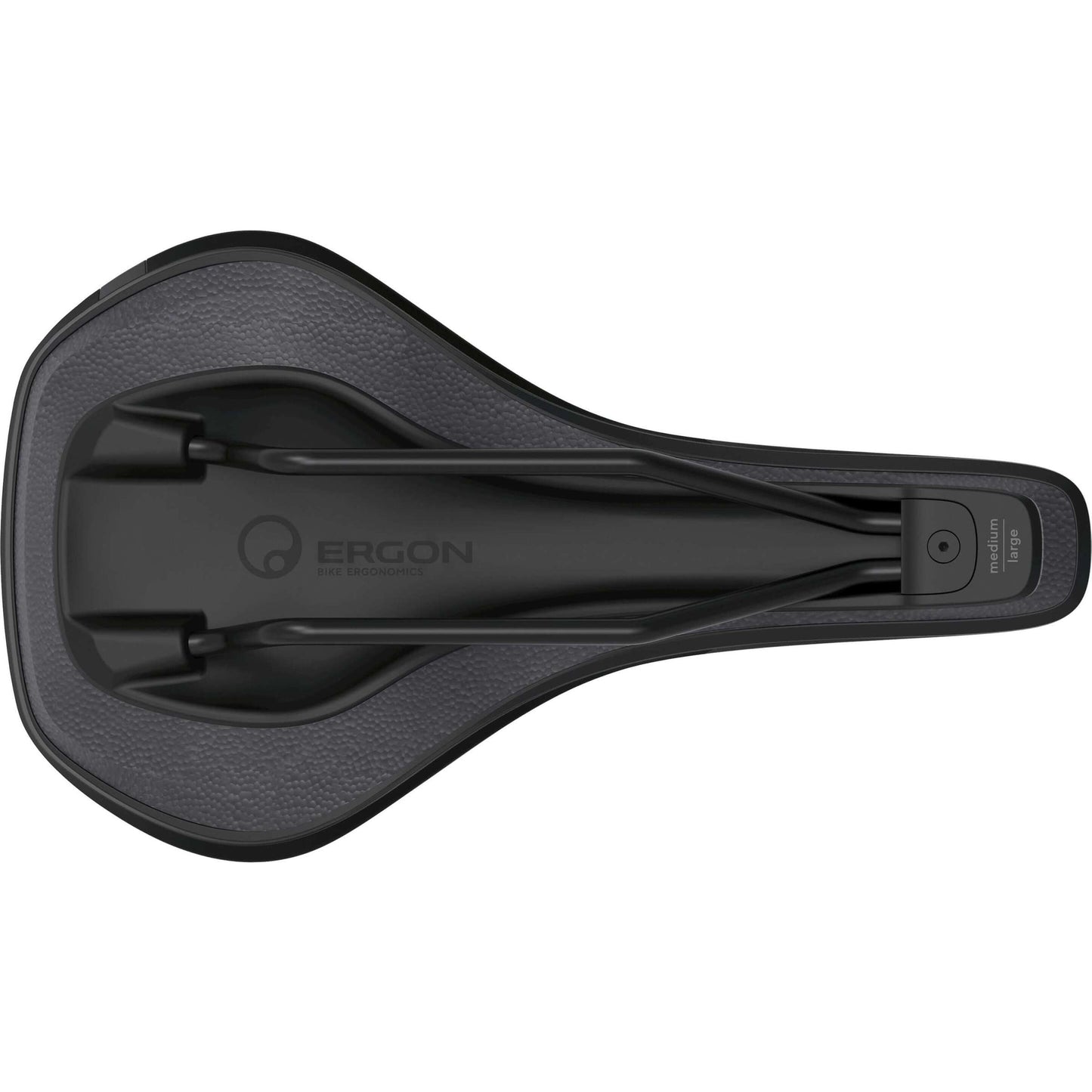 Ergon zadel SMC Core heren S M black grey