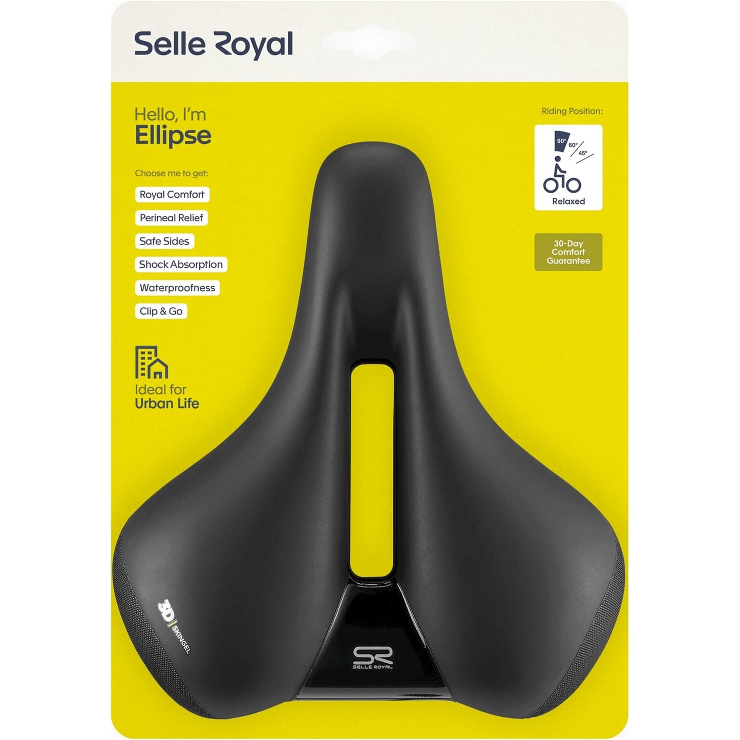 SelleRoyal Zadel Selle Ellipse Relaxed Zwart