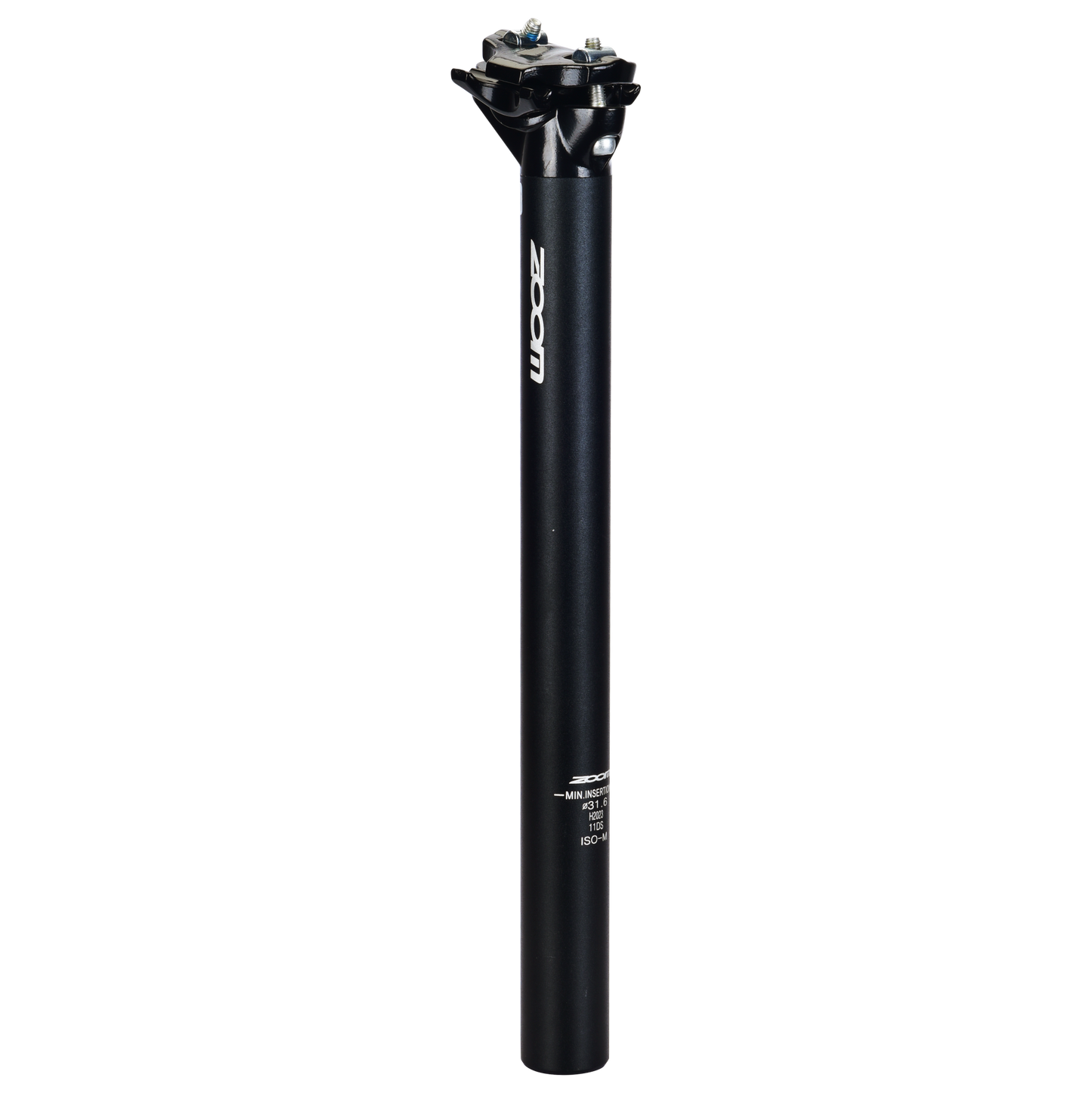 Zoom vaste zadelpen atb ø27,2 350mm 2-bouts zwart