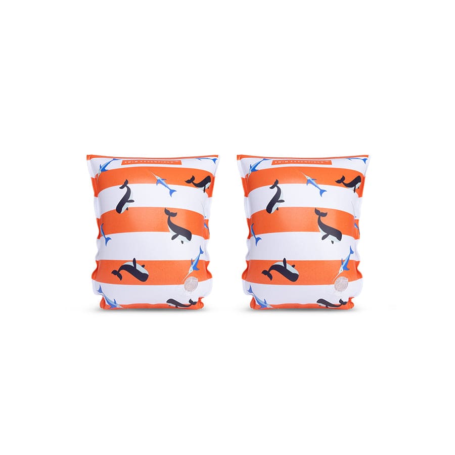 Ocean stripes | rood witte zwembandjes 0-2 jaar