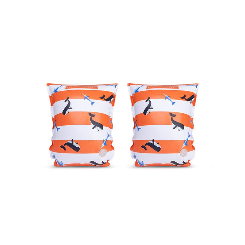 Ocean stripes | rood witte zwembandjes 0-2 jaar