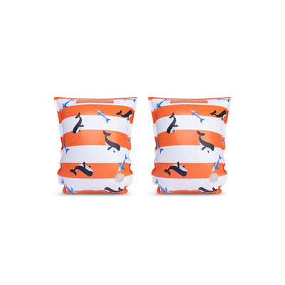 Ocean stripes | rood witte zwembandjes 2-6 jaar