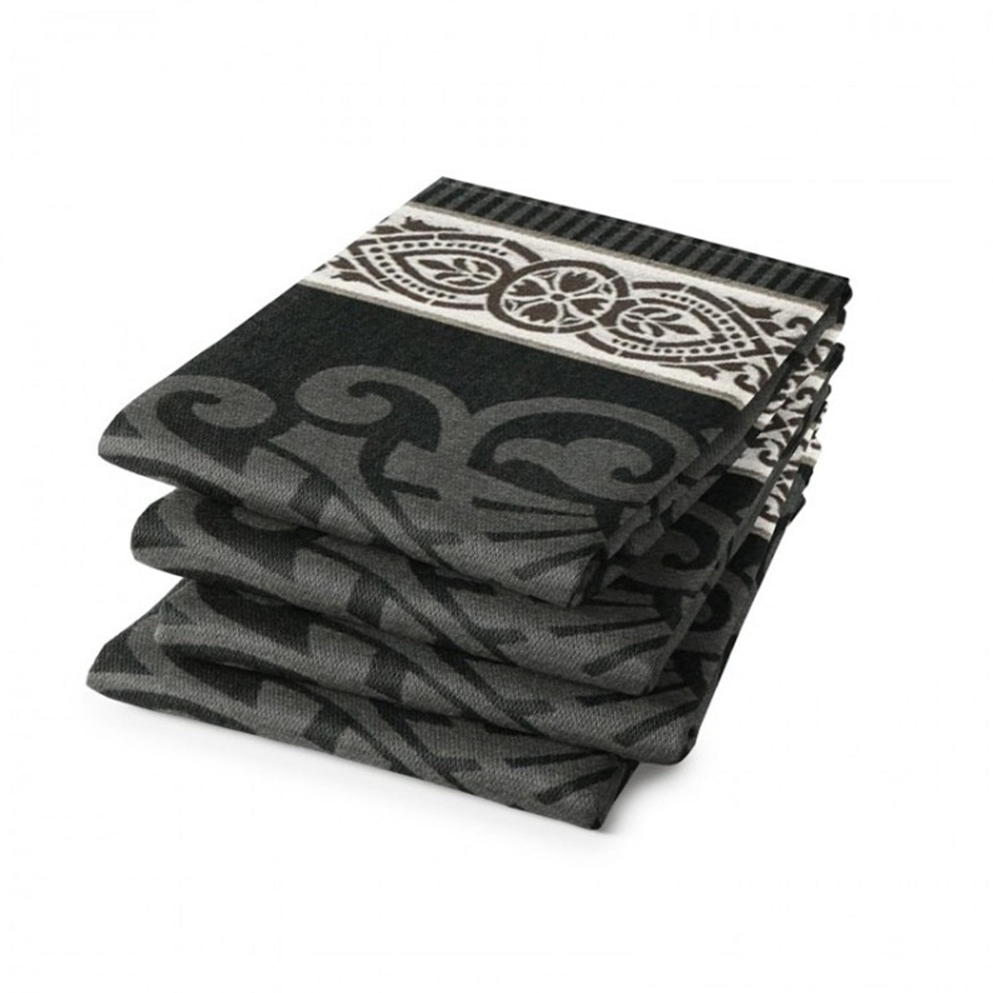 Ddddd theedoek rozet grijs 6 stuks