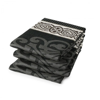 Ddddd theedoek rozet grijs 6 stuks