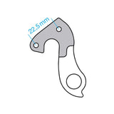 Union derailleurpad GH-056 met schroefset M4x0.7 - afbeelding 3